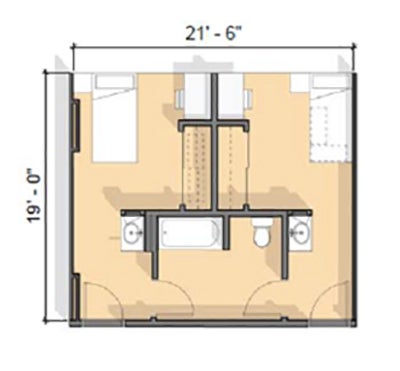 Academic and Residential Complex (ARC) Semi-Suite Single